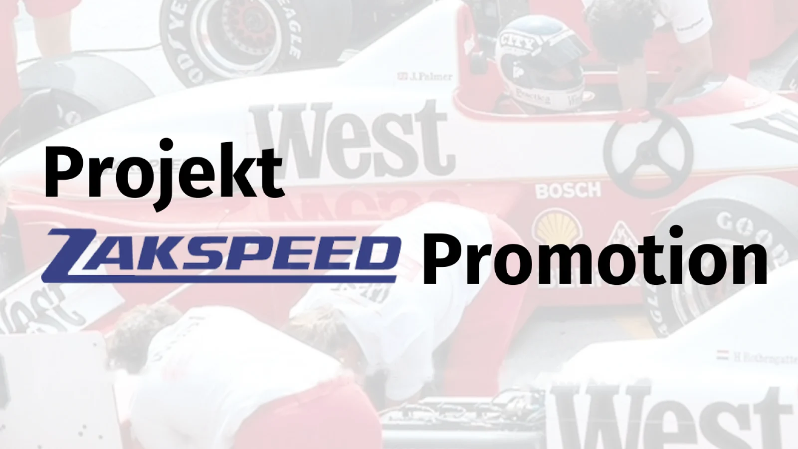 Zakspeed Promotion: brand revitalisation project