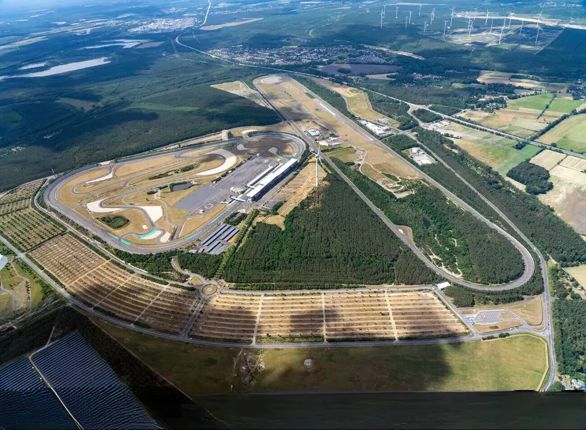 Aerial view of the Lausitzring